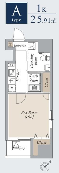 グランカーサ上野入谷 1103