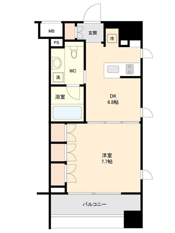 TLRレジデンス両国 0605 間取り図