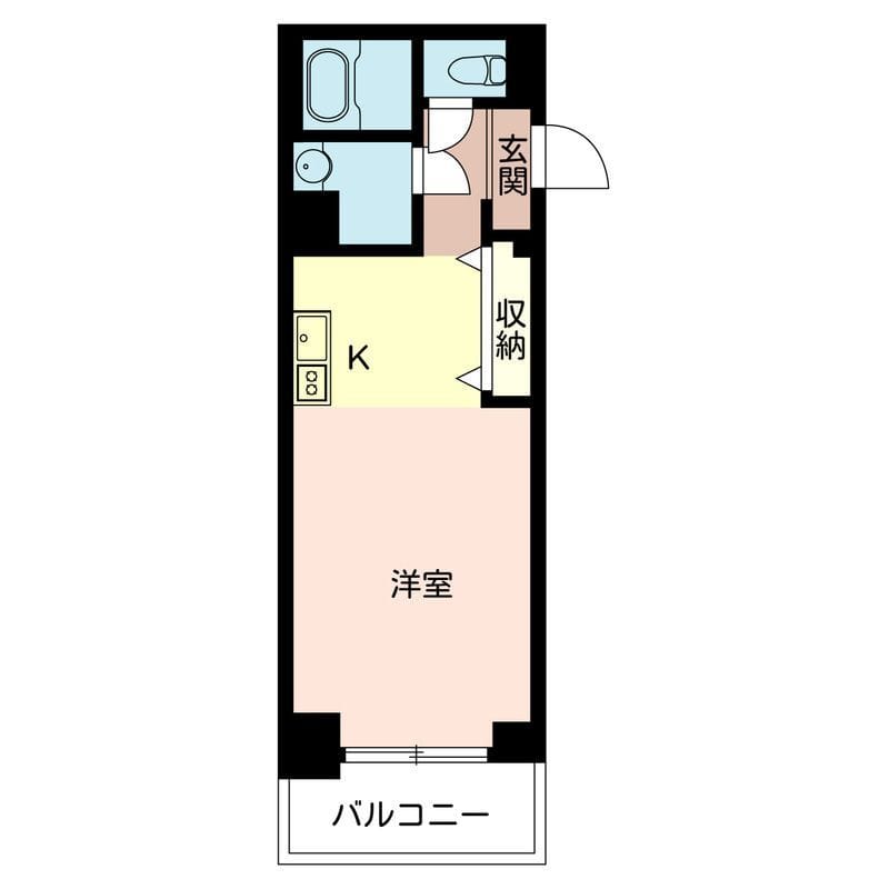 スカイコート神田弐番館 1001 間取り図
