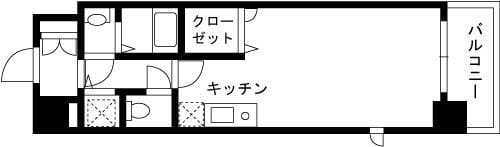 スカイコート神田弐番館 605 間取り図