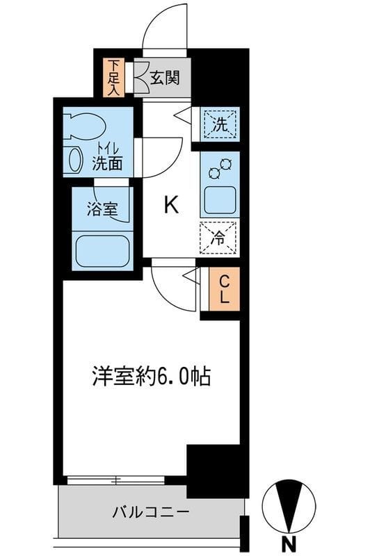 KDXレジデンス大島 0204 間取り図