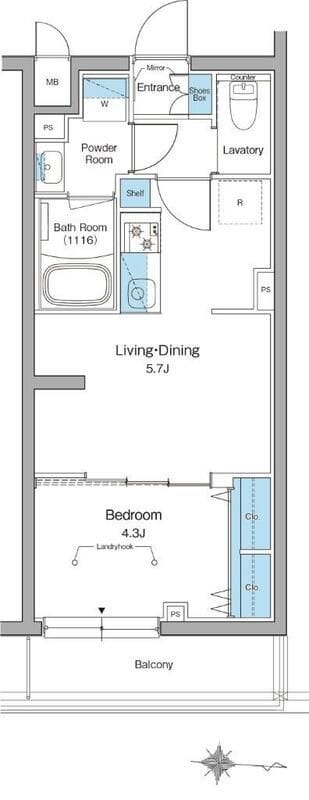 ルフォンリヴェント杉並永福 0205