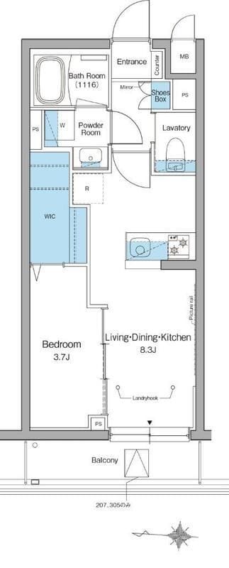 ルフォンリヴェント杉並永福 0206