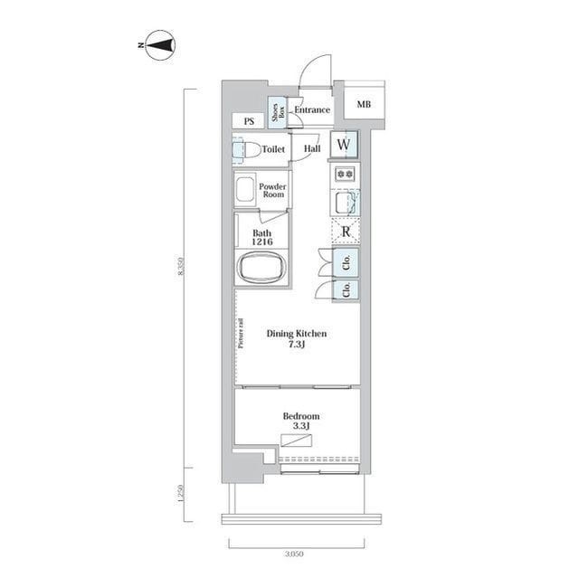 ウエリスアーバン中野坂上 416
