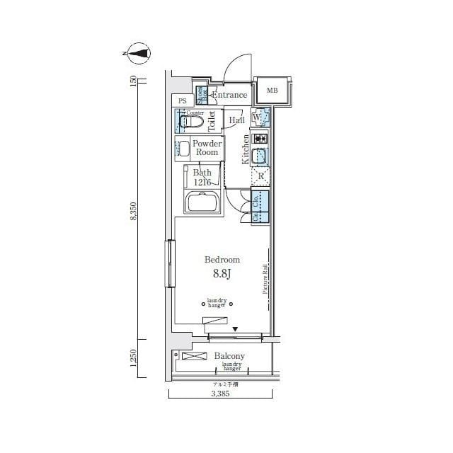 ウエリスアーバン中野坂上 516