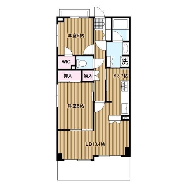 セブンフィールド 111 間取り図