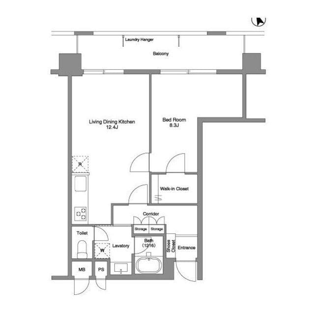 コンフォリア芝浦Ⅱ 0507