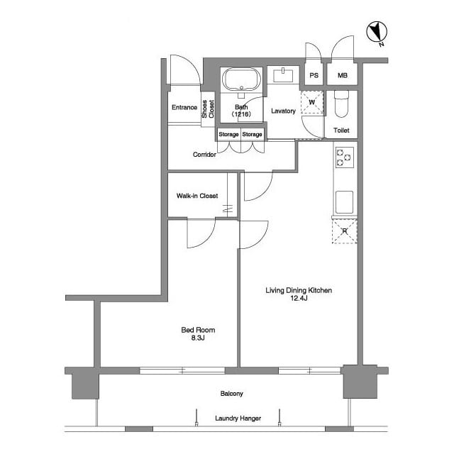 コンフォリア芝浦Ⅱ 0807
