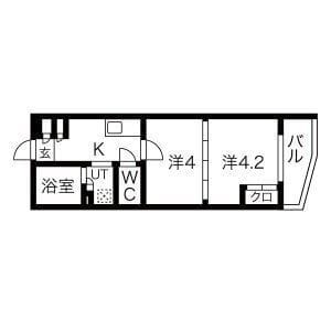 ルネサンスコート蒲田リバーテラス 403 間取り図