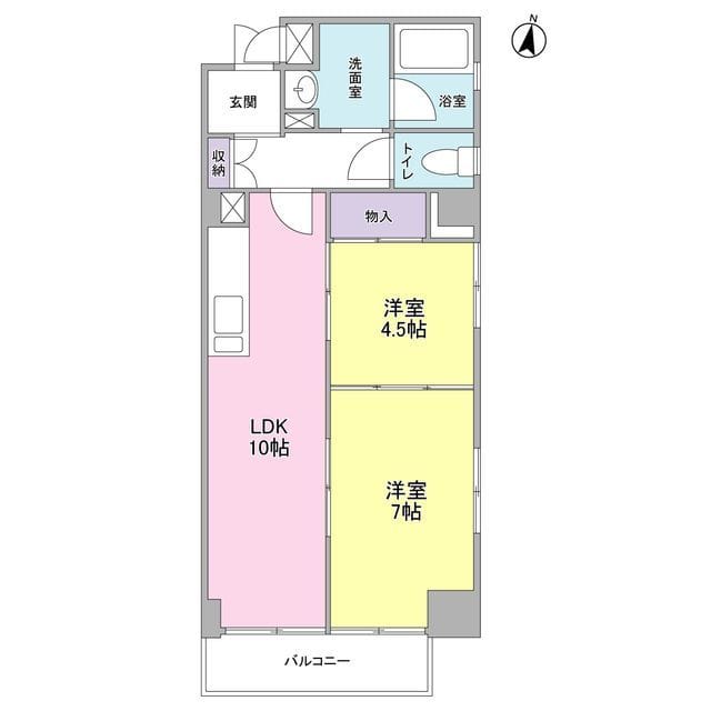 EASE PLACE 多摩川 306 間取り図