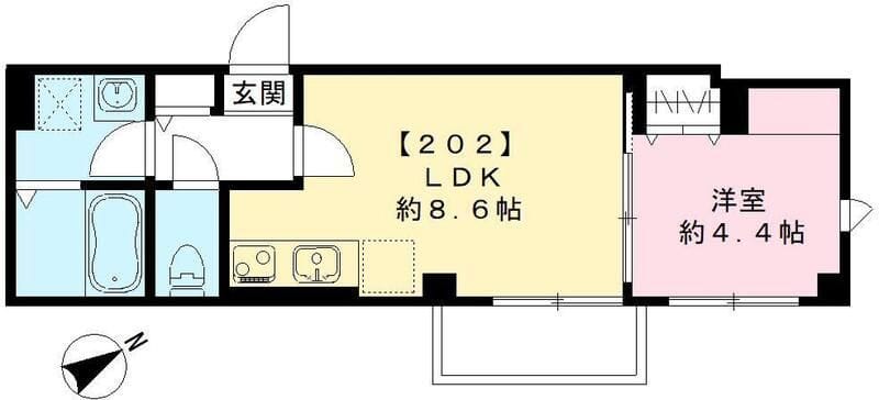 スカラーレ牛込(IOT賃貸) 202