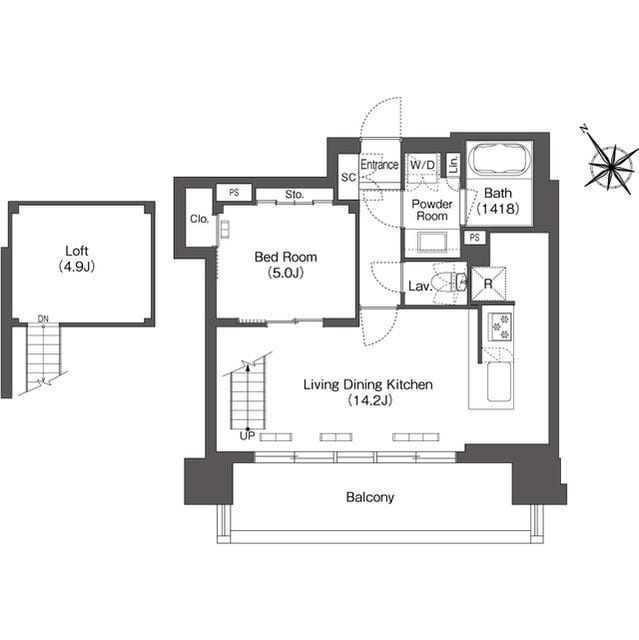 コンフォリア芝浦MOKU 202