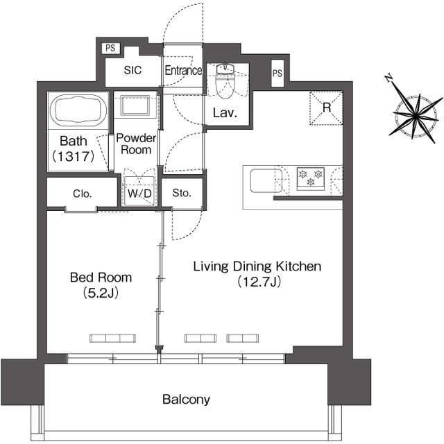 コンフォリア芝浦MOKU 302