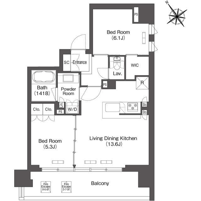 コンフォリア芝浦MOKU 305