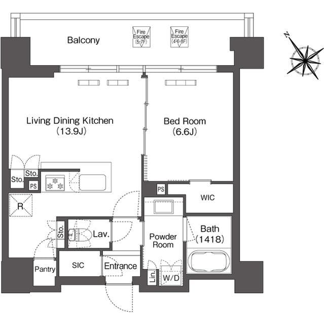 コンフォリア芝浦MOKU 307