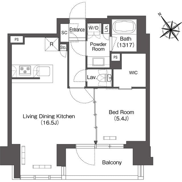 コンフォリア芝浦MOKU 504