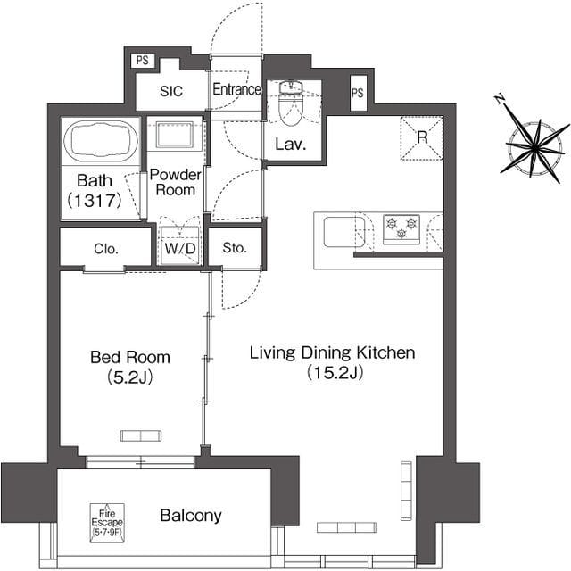 コンフォリア芝浦MOKU 802