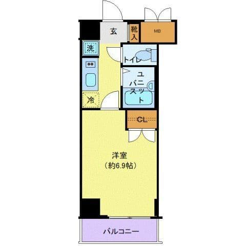 グランヴァン阿佐ヶ谷Ⅱ 403 間取り図