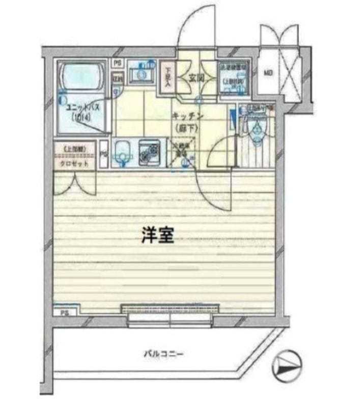 ルーブル赤羽 302 間取り図