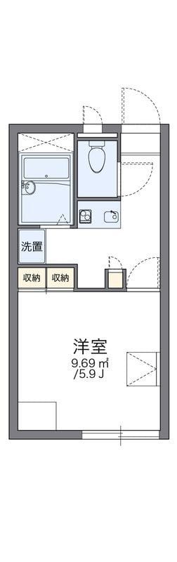 レオパレスさざなみ 102 間取り図