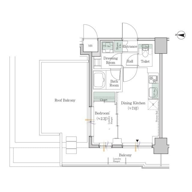 ワンルーフレジデンス錦糸町 811