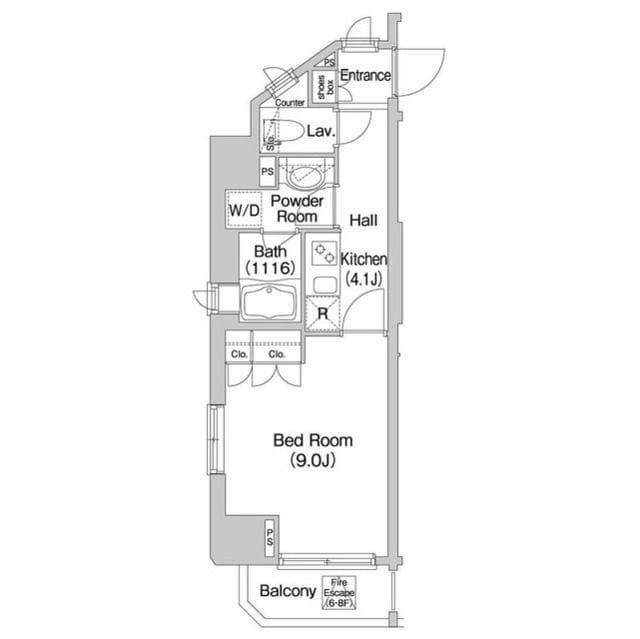 コンフォリア市谷柳町 0801
