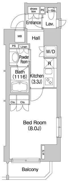 コンフォリア市谷柳町 0805