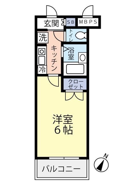 グランヴァン西馬込 0408 間取り図