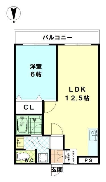 藤パレス 203 間取り図