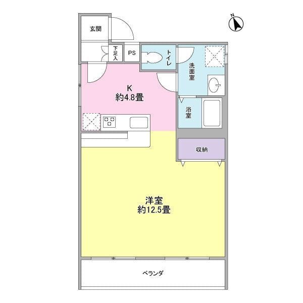 ビアメゾン奥沢 301 間取り図