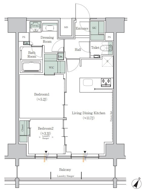 ONE ROOF RESIDENCE TAMACHI 1402