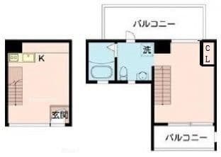 カドゥアーレ 501 間取り図