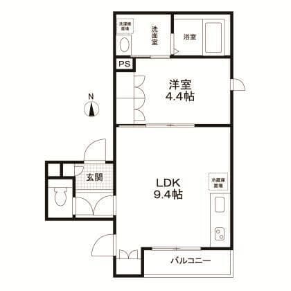 グレイス戸越 303 間取り図