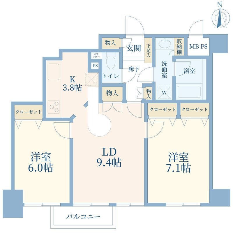 日神パレステージ西麻布 1002