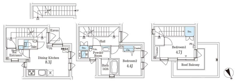 AGRATIO TERRACE 恵比寿(アグレシオ テラス 恵比寿) 202
