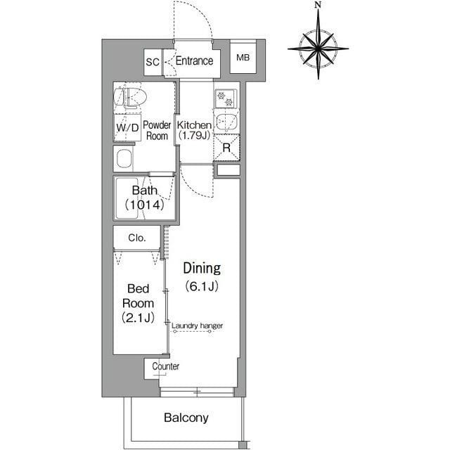コンフォリア・リヴ下落合 0401