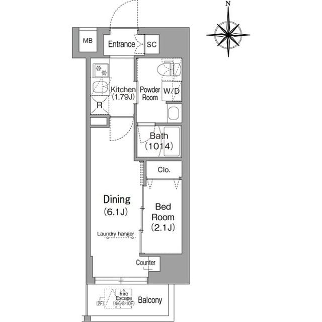 コンフォリア・リヴ下落合 0604
