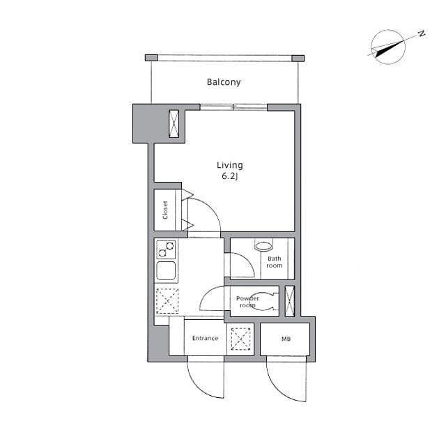 レジディア東品川 1105