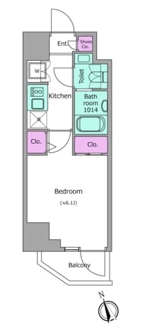 レジディア南品川プレイス 1006