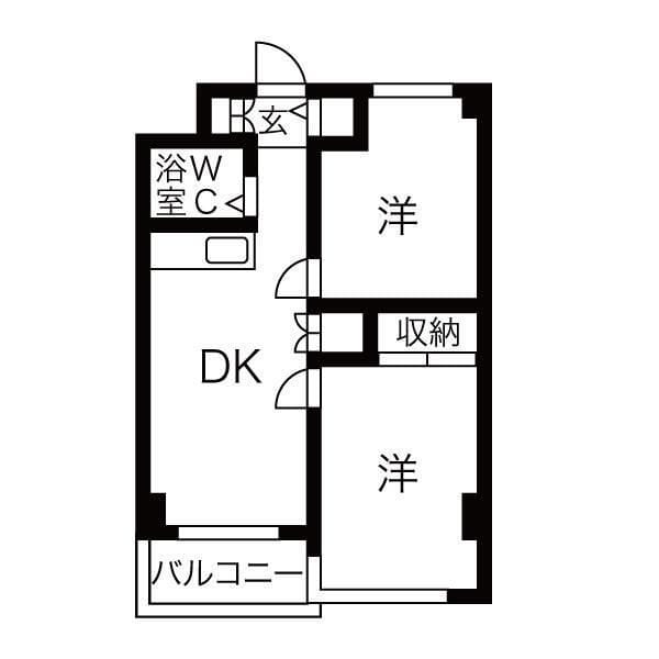 ジュエリー杉並 103号室&2階 205 間取り図