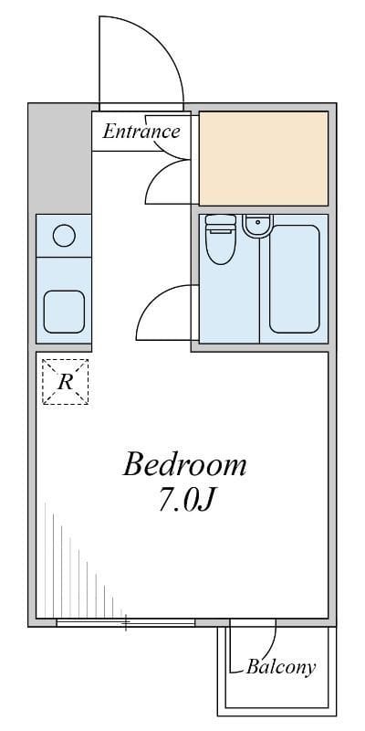 パラッシオ池袋 606 間取り図