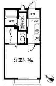 グリーンシーダ 102 間取り図