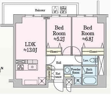 Lien(リアン) 302 間取り図