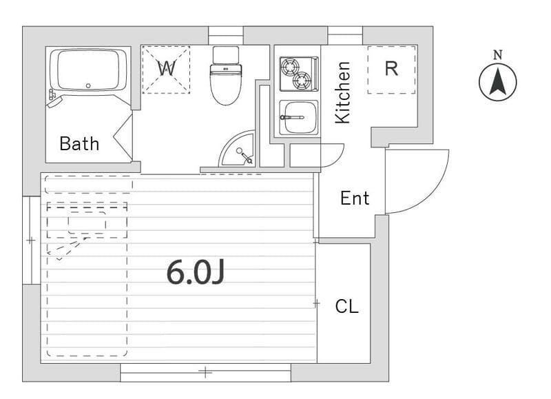 Park Hills下北沢 401 間取り図