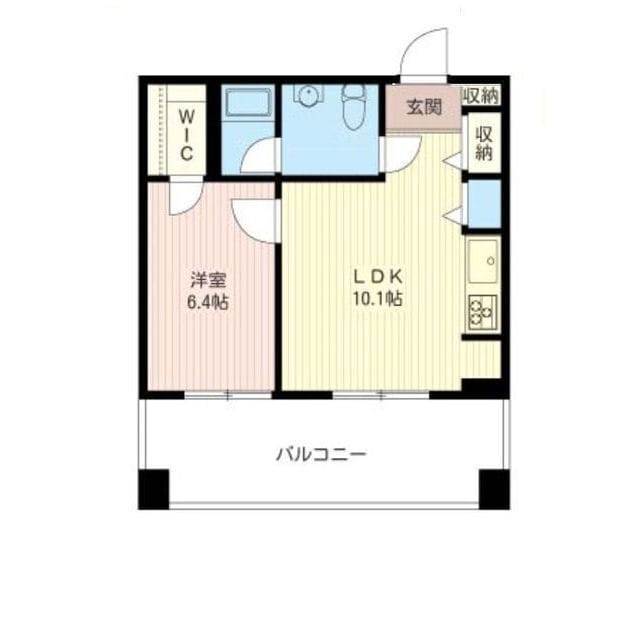 レジデンスシャルマン月島 0418 間取り図