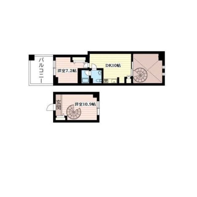 レジデンスシャルマン月島 0829 間取り図
