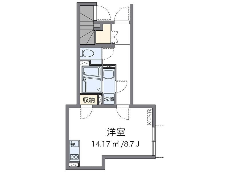 クレイノブリリアント N21 102 間取り図