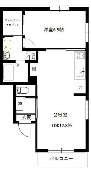 エフ・パークレジデンス横浜反町3247 502 間取り図