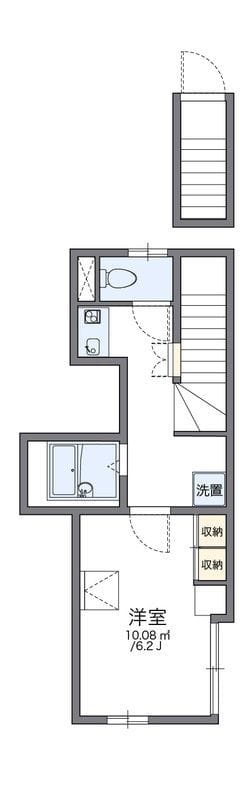 レオパレスマーガレット 202 間取り図