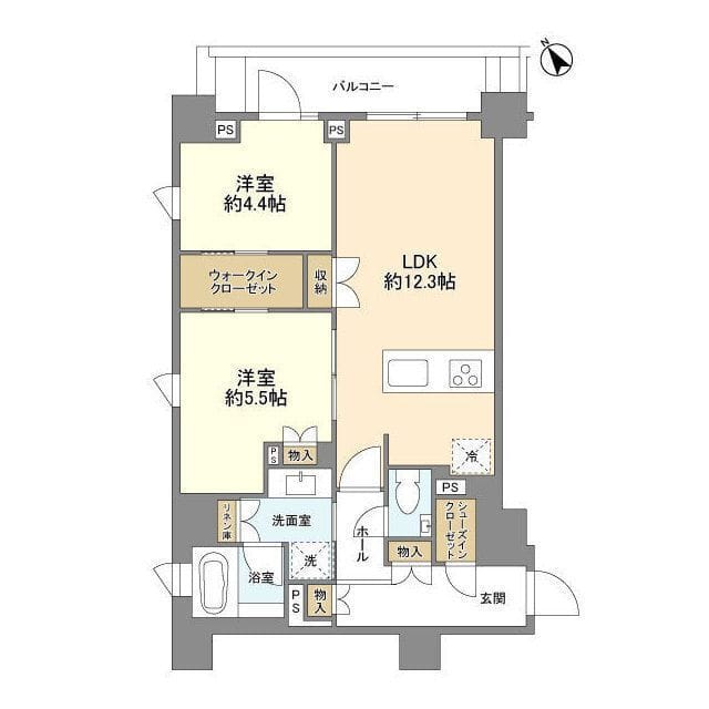 ピアース渋谷本町レジデンス 301 間取り図
